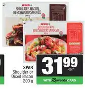 Spar Spar Shoulder Or Diced Bacon-200g Each offer