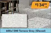 K Carrim Glazed Terrazo Grey Tiles 600 x 1200-Per Sqm offer