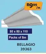 K Carrim Bellagio Cornice Packs Of 8m 80 x 80 x 110 39363-Per M offer