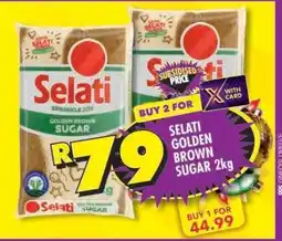 Shoprite Selati Golden Brown Sugar 2kg offer