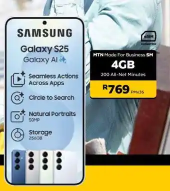 MTN Samsung Galaxy S25 offer