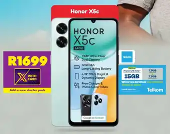 Shoprite Honor X5c offer