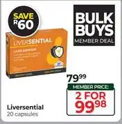 Dis-Chem Liversential 20 Capsules-For 2 offer
