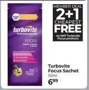 Dis-Chem Turbovite Focus Sachet-10ml offer