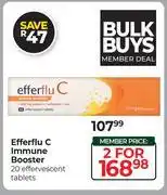 Dis-Chem Efferflu C Immune Booster 20 Effervescent Tablets-For 2 offer