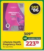 Dis-Chem Lifestyle Health Pregnancy Pack 30 Sachets offer