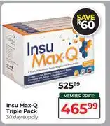 Dis-Chem Insu Max-Q Triple Pack 30 Day Supply offer