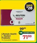 Dis-Chem Lifestyle Health L.Reuteri Probiotic 10 Chewable Tablets offer