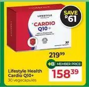 Dis-Chem Lifestyle Health Cardio Q10+ 30 Vegacapsules offer