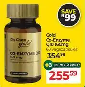Dis-Chem Dis-Chem Gold CO Enzyme Q10 160mg 60 Vegecapsules offer