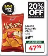 Dis-Chem Lorenz Naturals Chips-100g offer