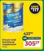 Dis-Chem Ensure Gold Nutritional Supplement Vanilla Flavour-850g offer