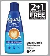 Dis-Chem Equal Liquid Sweetener-200ml offer