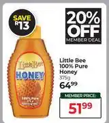 Dis-Chem Little Bee 100% Pure Honey-375g offer