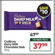 Dis-Chem Cadbury Dairy Milk Chocolate Slab-150g offer
