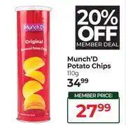 Dis-Chem Munch'D Potato Chips-110g offer