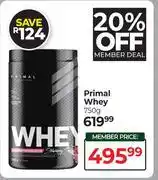 Dis-Chem Primal Whey-750g offer