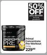 Dis-Chem Primal Concentrate Pre Workout-240g offer