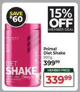 Dis-Chem Primal Diet Shake-900g offer