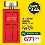 Dis-Chem Elizabeth Arden Red Door EDT-100ml offer