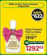 Dis-Chem Juicy Conture Viva La Juicy EDP-100ml offer
