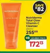 Dis-Chem Nutriderma Total Glow Vitamin C Cleanser-200ml offer