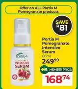 Dis-Chem Portia M Pomegranate Intensive Serum-60ml offer