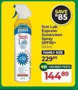 Dis-Chem Sun Lab Express Sunscreen Spray SPF50+-500ml offer