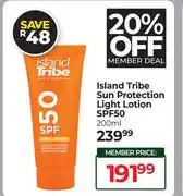 Dis-Chem Island Tribe Sun Protection Light Lotion SPF50-200ml offer