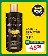 Dis-Chem Afri Pure Body Wash-500ml offer