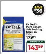 Dis-Chem Dr Teal's Pure Epsom Salt Soaking Solution-1.36Kg offer