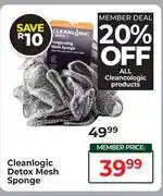 Dis-Chem Cleanlogic Detox Mesh Sponge offer