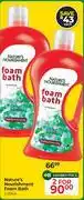Dis-Chem Nature's Nourishment Foam Bath-For 2 x 2L offer
