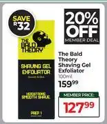 Dis-Chem The Bald Theory Shaving Gel Exfoliator-100ml offer