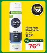 Dis-Chem Nivea Men Shaving Gel-200ml offer