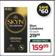 Dis-Chem Skyn Condoms 10 Pack offer