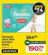 Dis-Chem Pampers Ultra skin Comfort Pants-Per Pack offer