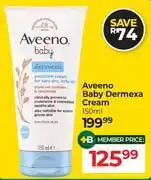 Dis-Chem Aveeno Baby Dermexa Cream-150ml offer