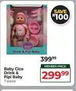 Dis-Chem Baby Cico Drink & Pipi Baby 7 Piece offer