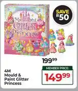 Dis-Chem 4M Mould & Paint Glitter Princess offer