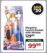 Dis-Chem Slingshot Launch Rocket With Whistle offer