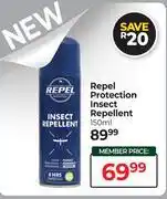 Dis-Chem Repel Protection Insect Repellent-150ml offer