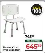 Dis-Chem Shower Chair With Back Rest offer