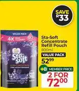 Dis-Chem Sta-Soft Concentrate Refill Pouch-For 2 x 800ml offer