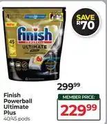 Dis-Chem Finish Powerball Ultimate Plus (40/45 Pods) offer