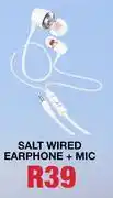 MRP Salt Wired Earphone + Mic offer