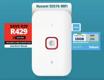 Checkers Huawei E5576 MIFI offer