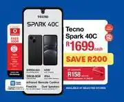 MRP Tecno Spark 40C offer