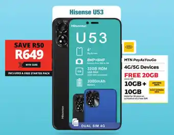 Checkers Hisense U53 offer