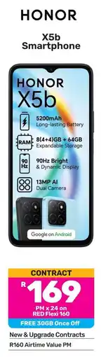 Game HONOR X5b Smartphone offer
